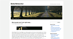 Desktop Screenshot of betternetworker.evoler.net