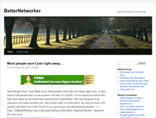 Tablet Screenshot of betternetworker.evoler.net